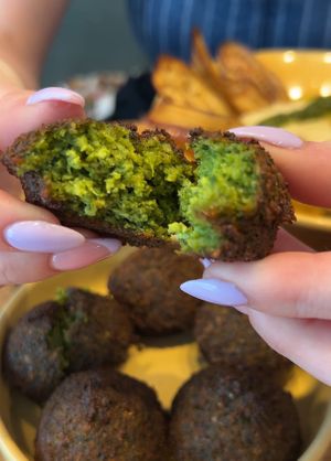 falafel ❤️‍🔥  at Hummus Yossef in Koh Samui