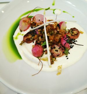 A dish off the a la carte menu at 1847 in Birmingham