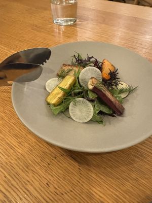 Salad  at Ome Farm Kitchen in Tokyo