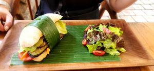 Vege Sandwich at Oketo Cafe Candidasa in Manggis