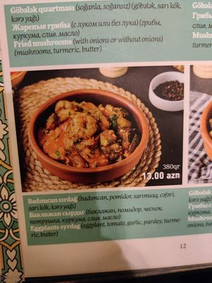  at Dolma Restaurant in Baku