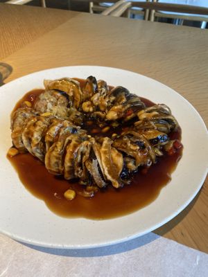 Eggplant dish at Pu Ti Su - Bodhi Vegetarian - Xingyuehui in Chongqing
