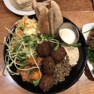Bol Falafel at Panthere Verte - Plateau in Montreal
