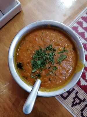 Daal dish at Delhi Darbar in Dushanbe