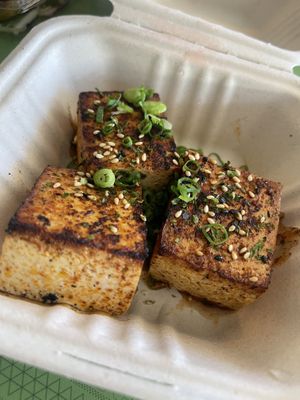 Side of Smoked Tofu  at I Luv Dumplings in Honokaa