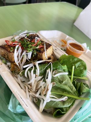 Tofu Rice Bowl  at I Luv Dumplings in Honokaa