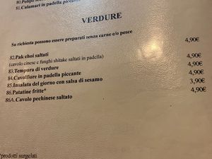 Parte del menù   at Crazy Dumplings in Turin