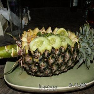 Special veggie fried rice with cashews & tofu at Radiance Restaurant in Koh Samui