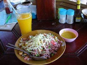 my breakfast at Radiance Restaurant in Koh Samui