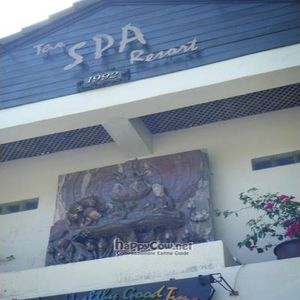 signage- easy to miss when passing by at Radiance Restaurant in Koh Samui