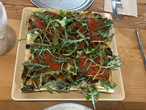 Vegan Detroit style  at Riip Beer & Pizzeria in Huntington Beach