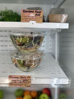 Salads and rolls   at freshroll - Mashpee Commons in Mashpee