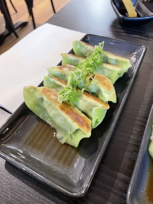 Veg gyoza  at Zen Japanese  in Buderim