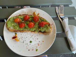 Vegan avocado toast at Bo The Avocado in Kuala Lumpur