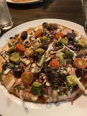 Vegan pizza  #Veganuary at Peppes Pizza in Beitostoelen
