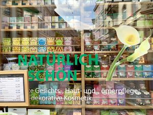 window at Reformhaus Bacher in Baden Baden