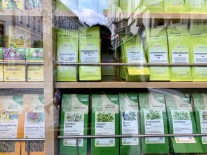 tea at Reformhaus Bacher in Baden Baden