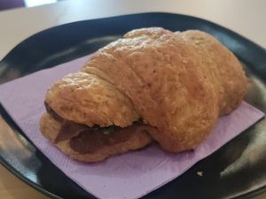 Savory croissant at Pasticceria Vegana Biologica La Magnolia in Verona