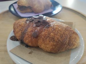 Nutella croissant at Pasticceria Vegana Biologica La Magnolia in Verona