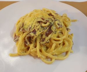 Carbonara at Pasticceria Vegana Biologica La Magnolia in Verona