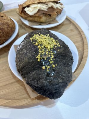 Pistachio croissant 🥐   at Pasticceria Vegana Biologica La Magnolia in Verona