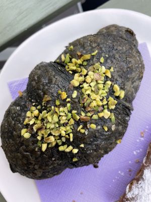 3.5€ pistachio croissant - wouldn’t recommend   at Pasticceria Vegana Biologica La Magnolia in Verona