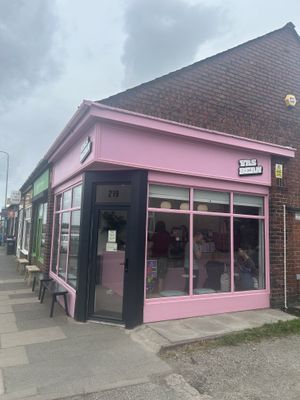 Front shop - easily visible on the cornerr  at Yas Bean in Macclesfield