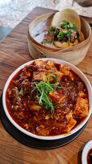 Tofu dish at Jiang Nan in 