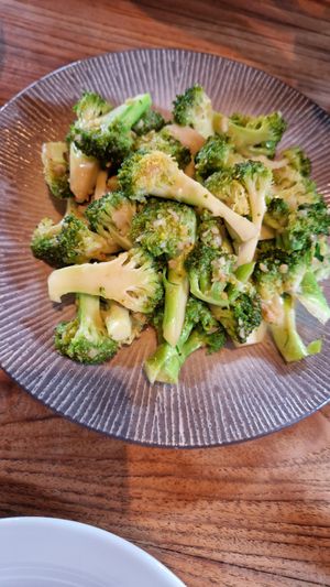 Brokkoli stir fry at Jiang Nan in 