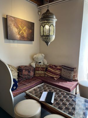 Intérieur cosy   at Balzac Café in Morges