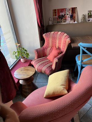 Intérieur cosy   at Balzac Café in Morges