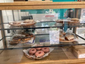 Display at Gigi's Doughnuts in New York City