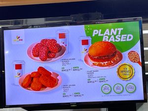 The menu at Uncle Bob Suria Sabah in Kota Kinabalu