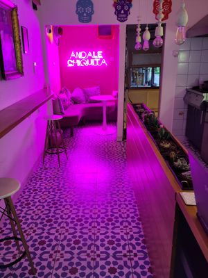 Small seating area at Chiquita in Banja Luka