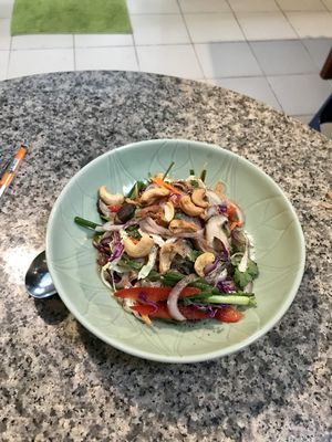 Thai Glass Noodle Salad at Health Oasis Resort in Koh Samui