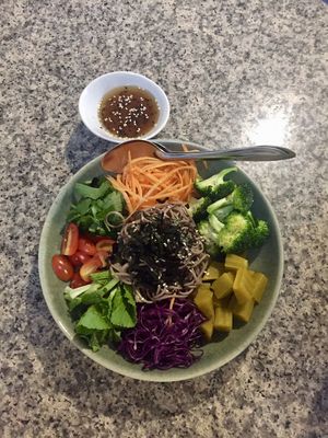 Asian Soba Bowl at Health Oasis Resort in Koh Samui