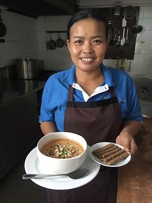 Always served with a smile at Health Oasis Resort in Koh Samui