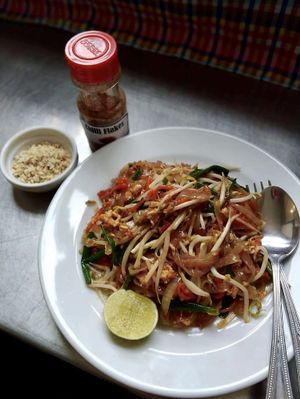 Pad Thai at Health Oasis Resort in Koh Samui