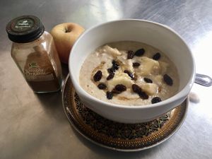 Cinnamon Apple Porridge  at Health Oasis Resort in Koh Samui
