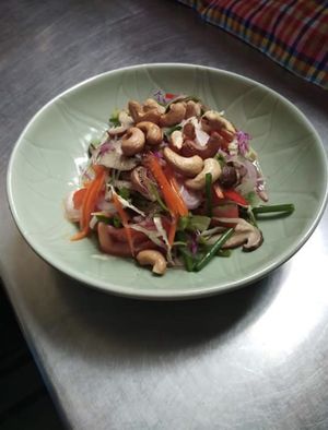 Glass Noodle Salad at Health Oasis Resort in Koh Samui