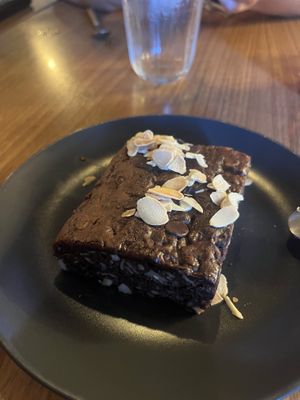 Vegan brownie  at Studio Mu in Recife