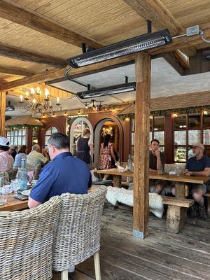 Cute front porch   at Alpenrose in Vail