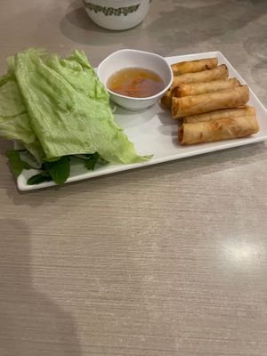 Spring rolls - average  at Viet Rose Cafe in Fitzroy