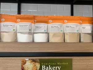 Superfood powders at Sunshine Market in Bangkok