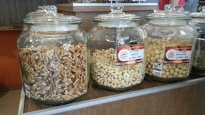 bulk nuts at Sunshine Market in Bangkok