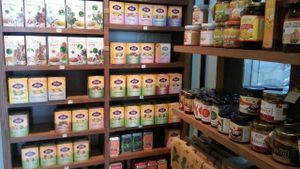 imported teas at Sunshine Market in Bangkok