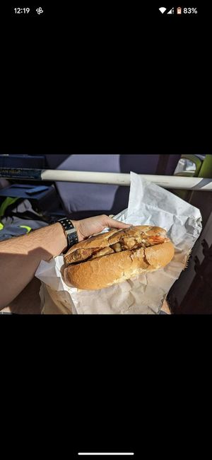 Vietnamese roll at J & J Bakery in Woonona