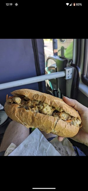 Vietnamese Roll at J & J Bakery in Woonona