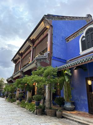 Outside  at Cheong Fatt Tze -The Blue Mansion in Penang
