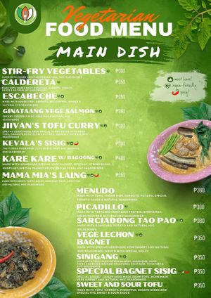 Main Dishes at Heaven On Earth Manila in Paranaque